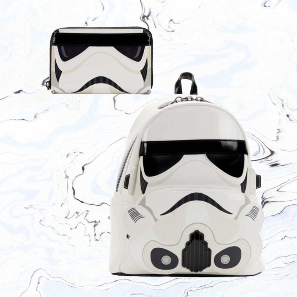 Loungefly Star Wars Stormtrooper Lenticular Cosplay Mini Backpack and Wallet‎